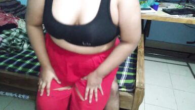My Girlfriend mom sucks my big cock while I'm pisses in bathroom then Hughes cums inside her big ass - Anal sex - 14 image
