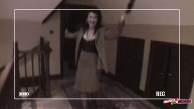 An elegant brunette MILF uses her holes to satisfy two very horny gentlemen - 2 image