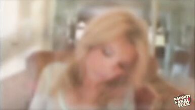 Gorgeous Blonde with Natural Big Tits and a Tattoo Indulges in Wild Anal Sex. - 3 image