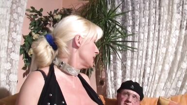 2 cocks for a greedy milf with horny plump tits - 4 image