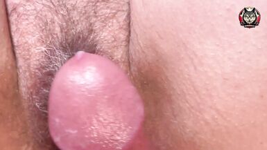 HAIRY Pussy Fuck and CUMSHOT. ULTRA CLOSE-UP! - 14 image