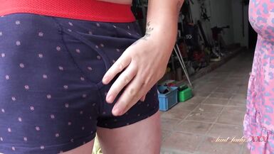AuntJudysXXX - 丰满的红发美洲狮乔乔引诱机械师 - 6 image