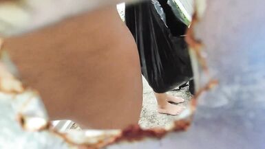 Caught and recorded in an outdoor dressing room - 4 image