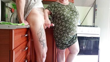 female hands make my cock hard and make him cum - 7 image