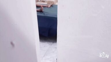 My Sexy Stepmom Squirted Alone When I Secretly Watched Her and finally fucked with Her and Cum on ass - 2 image