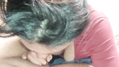 Slutty Married MILF Wife Blowjob and Cumshot in Mouth - 5 image