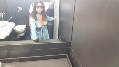 Stepmom was Fucked in the Toilet of the Shopping Center - 6 image