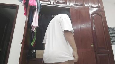 My big ass stepmother caught changing in the bedroom - 2 image