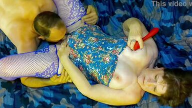 Granny del Flors Double Cum Surrender - 5 image