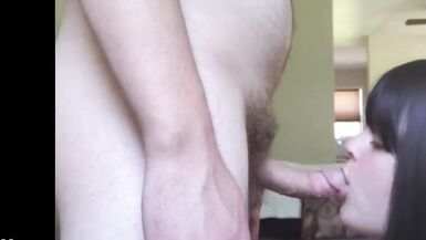 Gorgeous amateur sucks my cock - 3 image