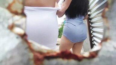 Caught through a closet hole outdoors - 13 image