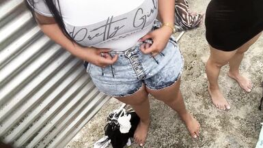 Voyeurism in the beach locker room