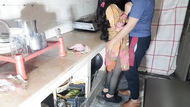 Indian Maid Ass Fucked By House Owner In Kitchen, hindi sex viral video