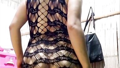 HUGE PACKAGE IS THE ONE MY BUSY STEPMOTH HAS!! SHE RUBLES HER WET VAGINA AND ROLLS UP HER VAGINAL LIPS. THE LINGERIE SHE WEARS MAKES HER LOOK WITH ENOUGH SKIN TO HAVE INTENSE SEX. - 15 image