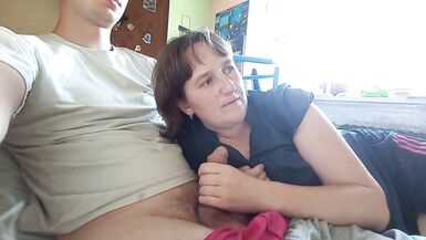 Ukrainian Milf Blowjob, Doggystyle Sex, Vaginal and Anal Creampie, Cum In Mouth, Swallow - 11 image