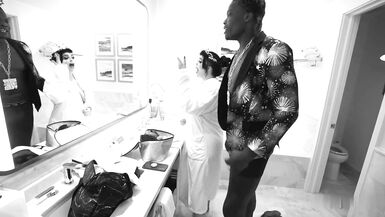 PAWG big booty Bombshell GETS HER THROAT obliterated by BLACK DICK - 2 image