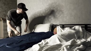 Stepbrother's prank: Stepsister put a sex doll in her place, and then fucked her stepbrother