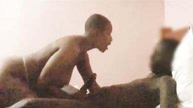 Black mom seduces stepson with blowjob and rides his bbc preview - 15 image