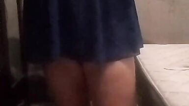 Mature stepmother trying on lingerie and sends the video to her stepson - 13 image