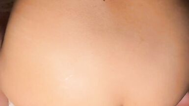 Wife fucking herself in the ass with the dildo