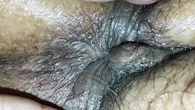 Wake up my girlfriend's and enjoy her wet pussy and see her contractions. - 1 image