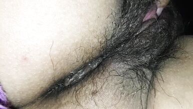 Wake up my girlfriend's and enjoy her wet pussy and see her contractions. - 13 image