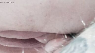 mother-in-law's meaty pussy filled with cum