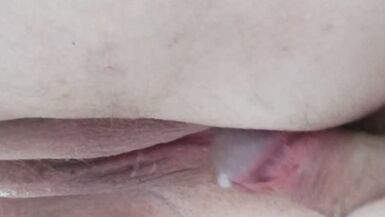 mother-in-law's meaty pussy filled with cum - 15 image