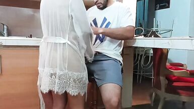 I love swallowing my stepson's cum. - 5 image
