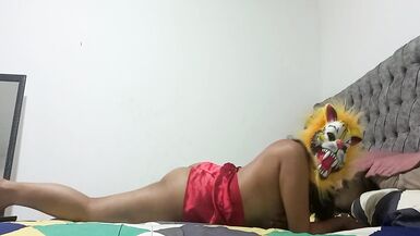 A BEAUTIFUL TIGRESS DOING AN EROTIC DANCE AND A RICH MASTURBATED FOR HER FANS - 12 image