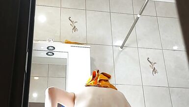 Forgot to close the shower door, milf hairy - 15 image