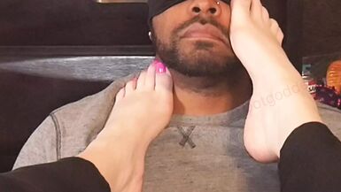 MOTHER IN LAW DOMINATES WITH HER FEET