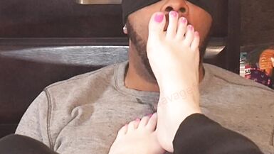 MOTHER IN LAW DOMINATES WITH HER FEET - 3 image