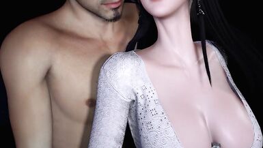 3D busty hot stepmom with big boobs cheating with her big cock stepson - 6 image