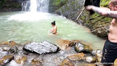 Morbid Masturbates While I Get Naked in the River - Silvana Lee and Brian Evansx - 4 image
