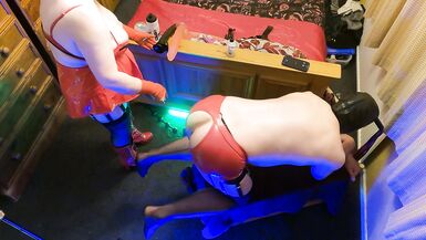 5 Days of Pegging - Day 1: Mistress Stretched His Ass, Pegged and Farted in His Face - 5 image