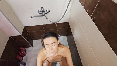 Sharing a Shower with a Hot Asian Stepmom - 4 image