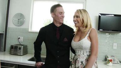 Kagney Linn Karter fucks Fallon West's husband in a partner swap!