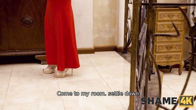 SHAME4K. Angela MILF was caught on stealing and owned by friends stepson - 3 image