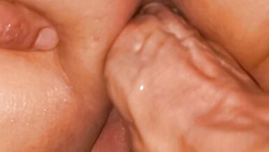 3 steps to fuck my wife: second, fisting to stretch her pussy, ass red and burning