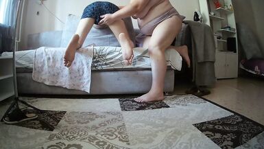 stepson came twice in my mouth in 8 minutes - 1 image