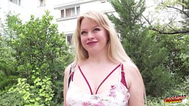 GERMAN SCOUT - Curvy Miss Anna Lynx Pickup and talk to Casting Fuck - 1 image