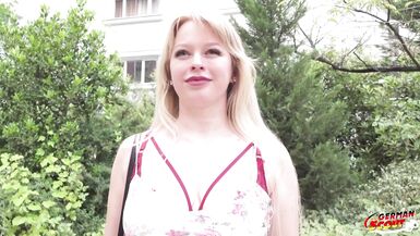 GERMAN SCOUT - Curvy Miss Anna Lynx Pickup and talk to Casting Fuck - 5 image