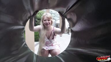 GERMAN SCOUT - Curvy Miss Anna Lynx Pickup and talk to Casting Fuck - 6 image