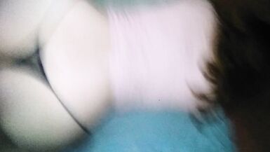I put my thong on her side while she's on four pov - 13 image