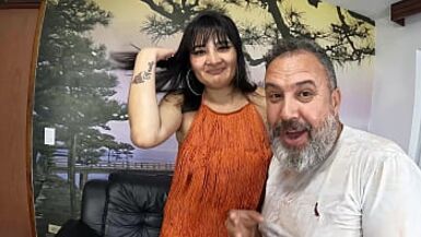 Leticia Cortes in her first time filming debut at the mansion - 1 image