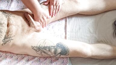 Helping hands jerk off my dick to the last drop of cum - 3 image