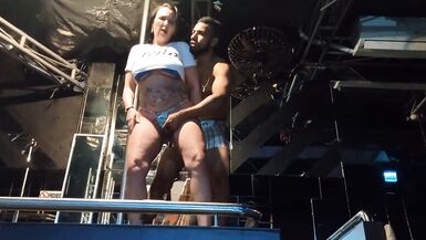 Hot MILF having sex on the pole with a thick brunette - 5 image
