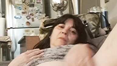 slut milf eats banana from her pussy - 11 image