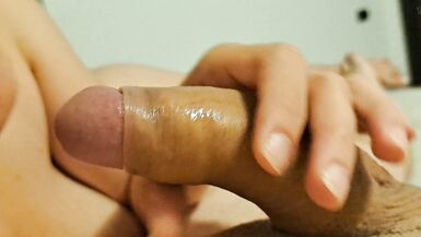 I Handjob Him Until He Gets Jets of Cum Out of His Cock! Who's Next? - 7 image